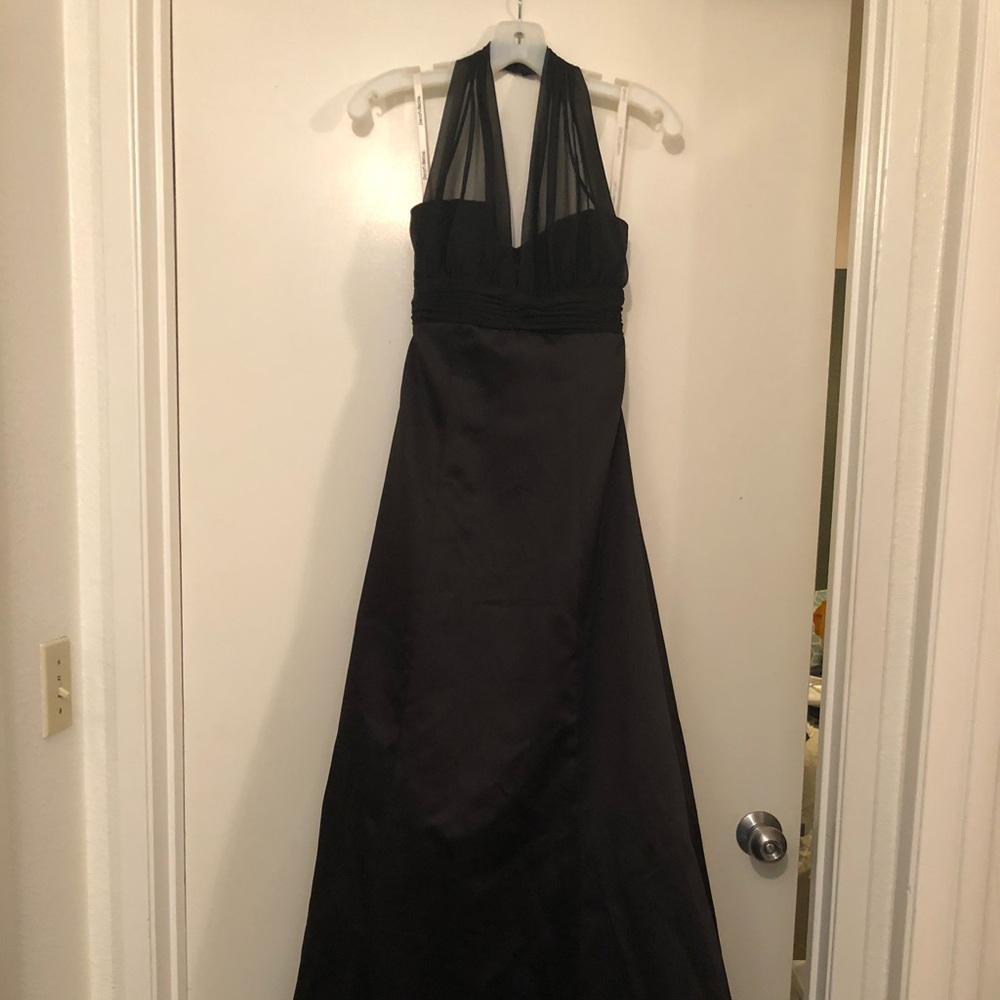 David’s bridal black prom dress
